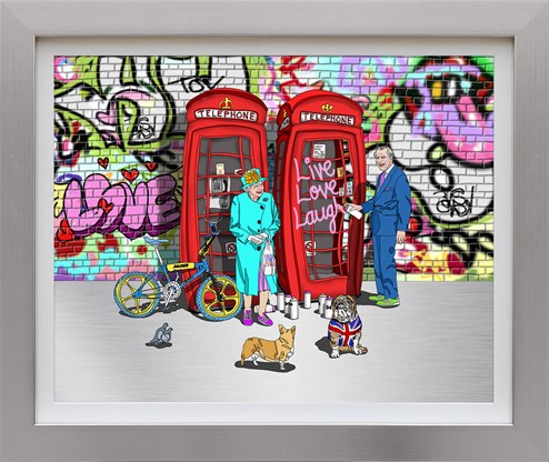 Royal Riot by Dylan Izaak - Framed Limited Edition Aluminium Print