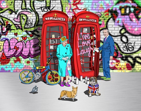 Royal Riot by Dylan Izaak - Limited Edition Aluminium Print